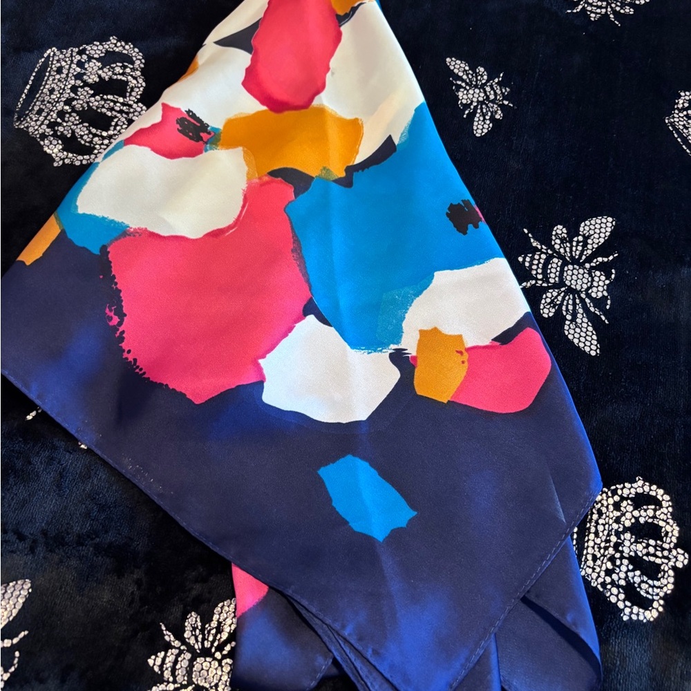 Colorful Abstract Women's Scarf - Picture 4 of 4
